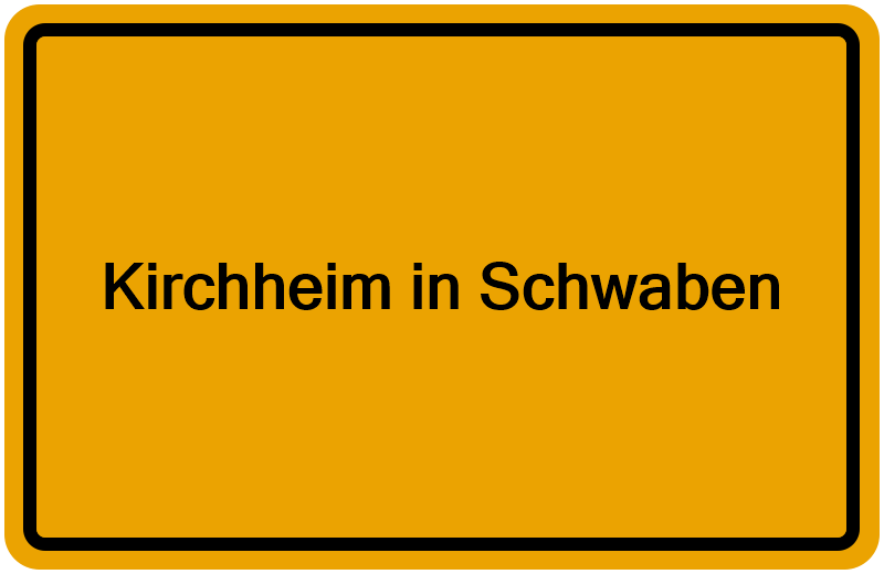 Handelsregisterauszug Kirchheim in Schwaben